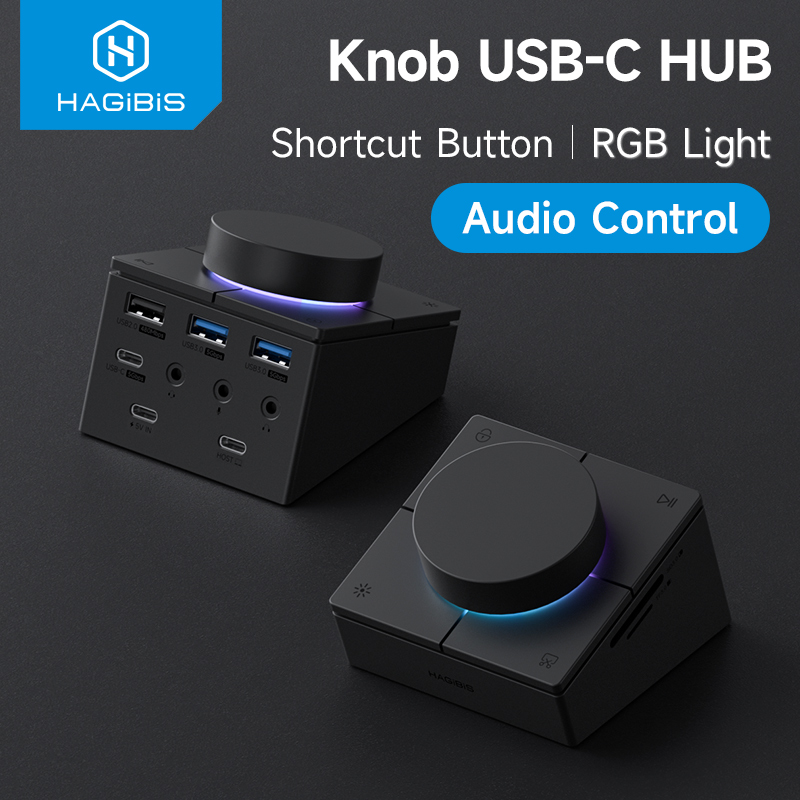 Mac Laptop Accessories - Hagibis Knob USB C Hub With
