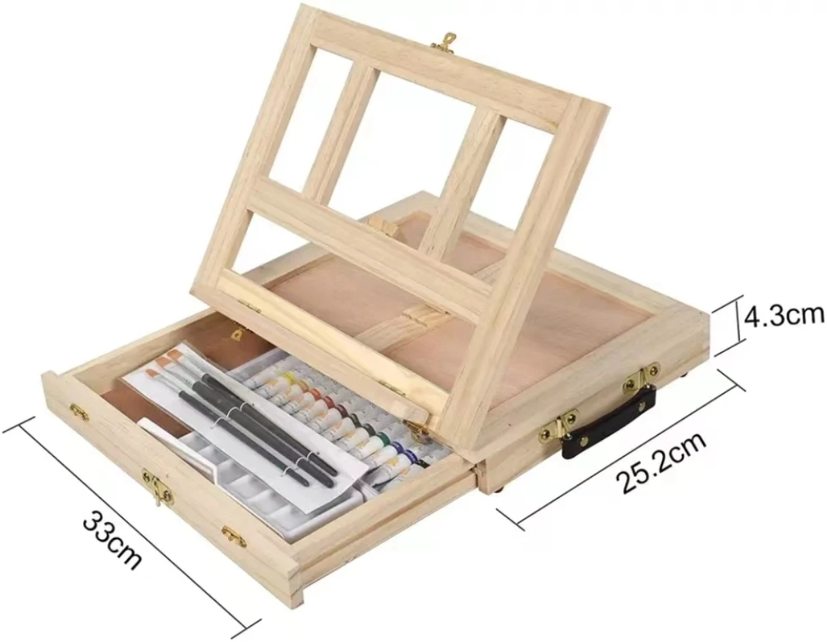 Laptop Accessories Kids - Portable Wooden Table Easel for Artists
