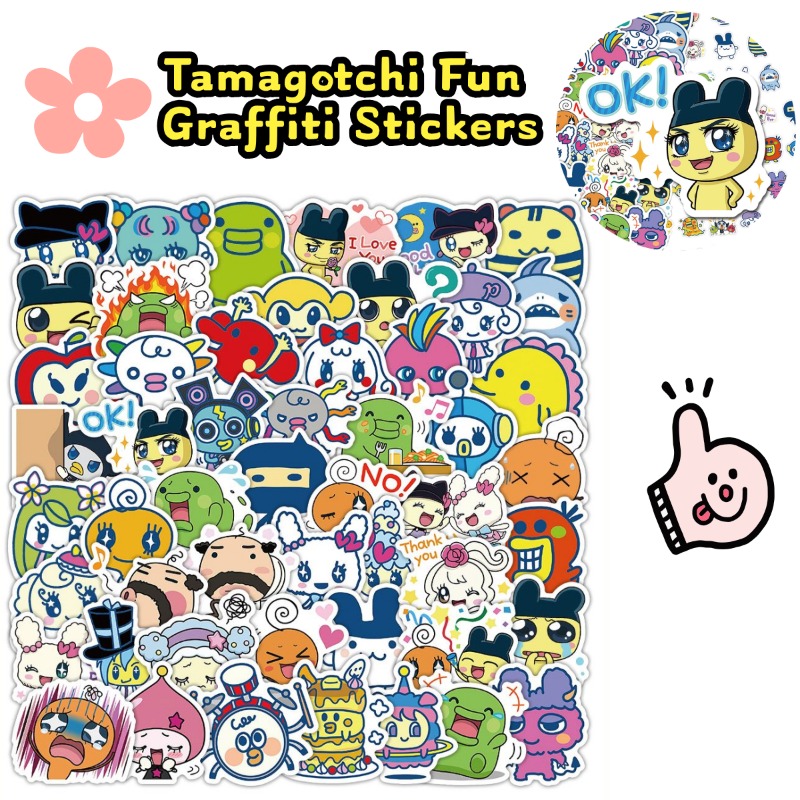 Laptop Electronics Accessories - Japanese Tamagotchi Stickers Electronic Pet Mametchi