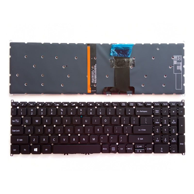 Laptop Accessories Acer - US Laptop Keyboard for ACER A317-51/51G/51K
