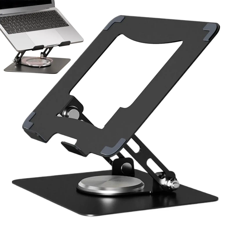 Laptop Accessories Holder - LUSQI 360° Rotating Laptop Stand Dual-axis