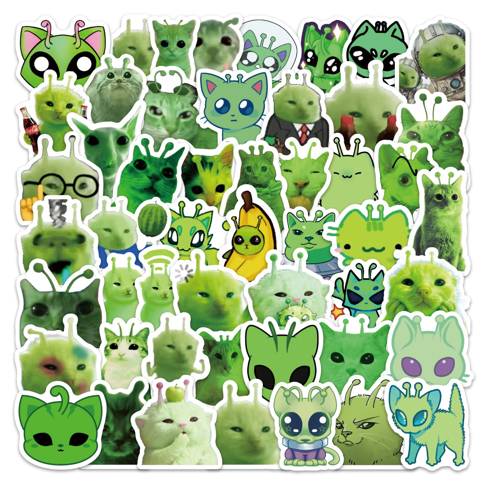 100pcs Fun Alien Cat Emoji Sti - Laptop Accessories For Gift recension och pris