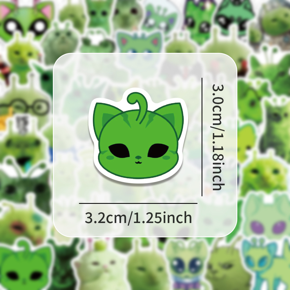 100pcs Fun Alien Cat Emoji Sti - Laptop Accessories For Gift recension och pris
