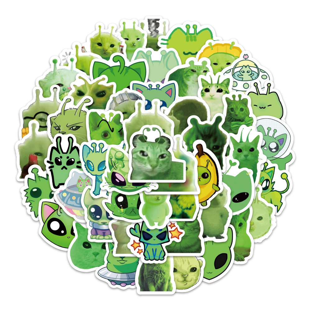 100pcs Fun Alien Cat Emoji Sti - Laptop Accessories For Gift recension och pris