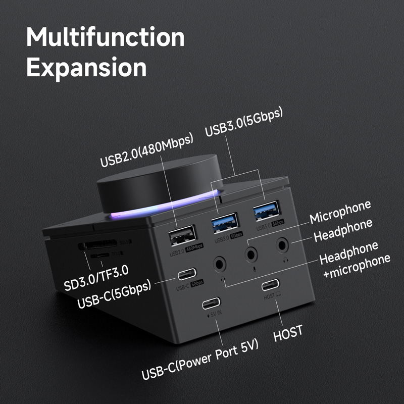 Hagibis Knob USB C Hub With Sh - Mac Laptop Accessories recension och pris
