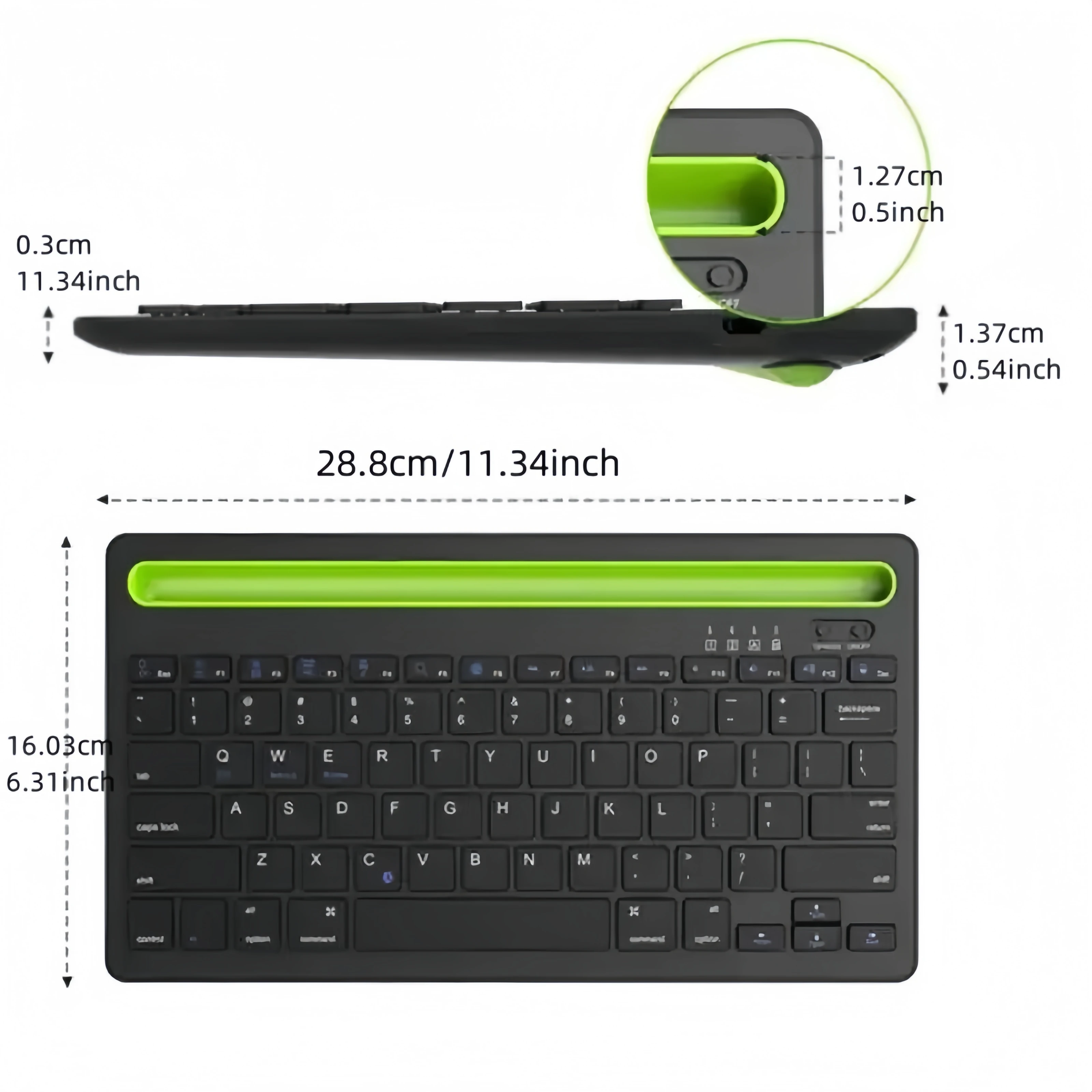 Bluetooth Keyboard Compatible  - Laptop Accessories Holder recension och pris