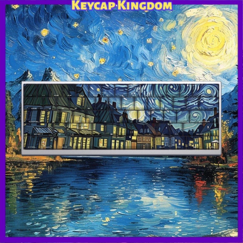 Van Gogh Starry Sky Theme Keyc - Laptop Accessories For Gift recension och pris