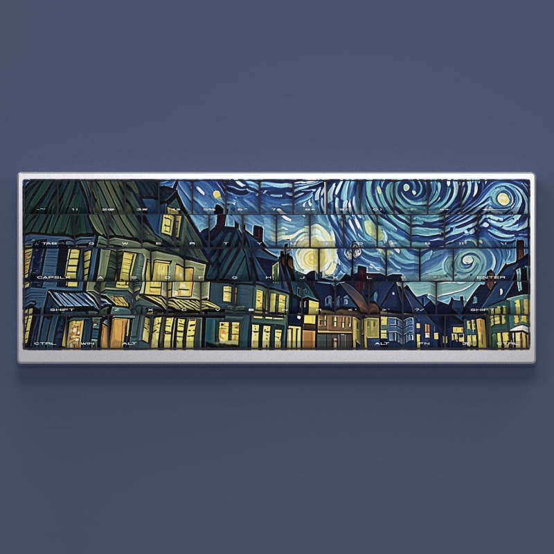 Van Gogh Starry Sky Theme Keyc - Laptop Accessories For Gift recension och pris
