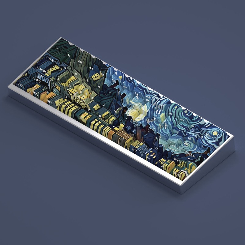 Van Gogh Starry Sky Theme Keyc - Laptop Accessories For Gift recension och pris