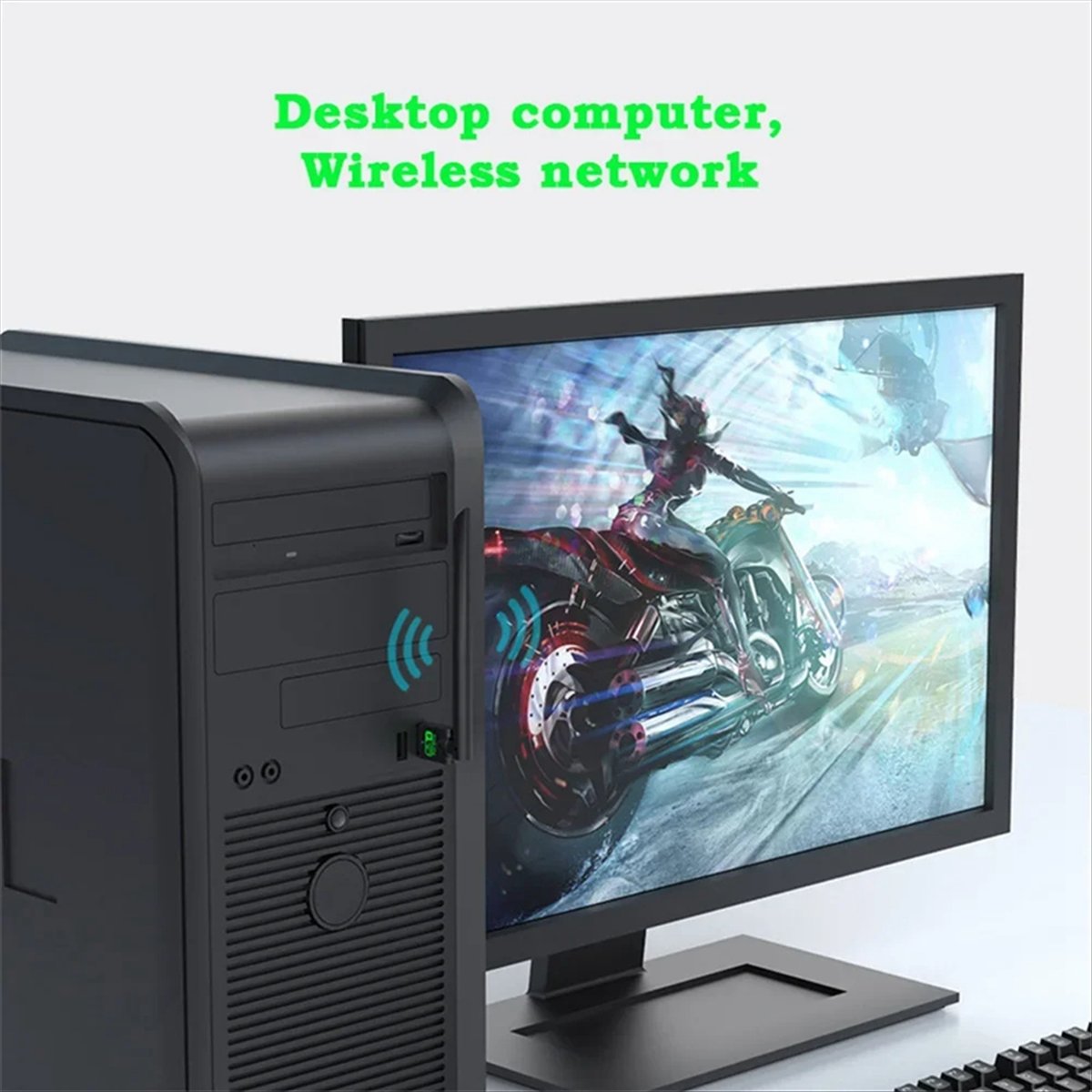 #40F (Black)150Mbps USB Wifi A - Laptop Electronics Accessories recension och pris