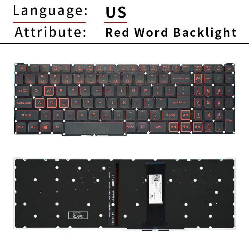 US Russian Laptop Keyboard Bac - Laptop Accessories Acer recension och pris