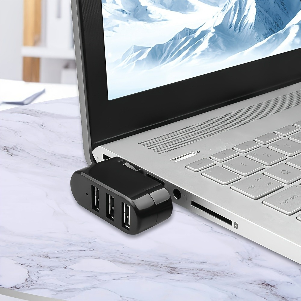 USB 2.0 Hub 3 Ports 180° Rotat - Mac Laptop Accessories recension och pris