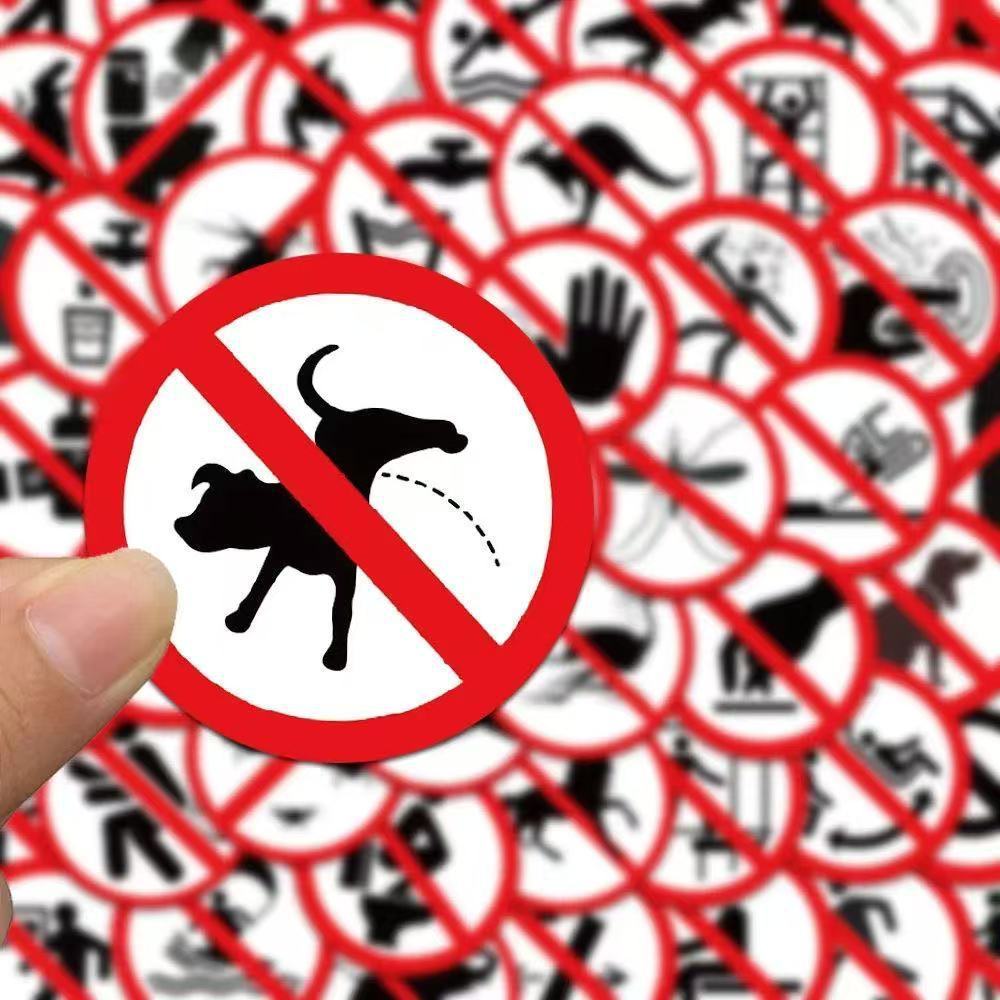 Funny Prohibition Symbols Stic - Laptop Electronics Accessories recension och pris