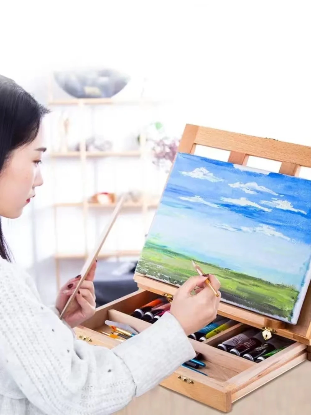 Portable Wooden Table Easel fo - Laptop Accessories Kids recension och pris