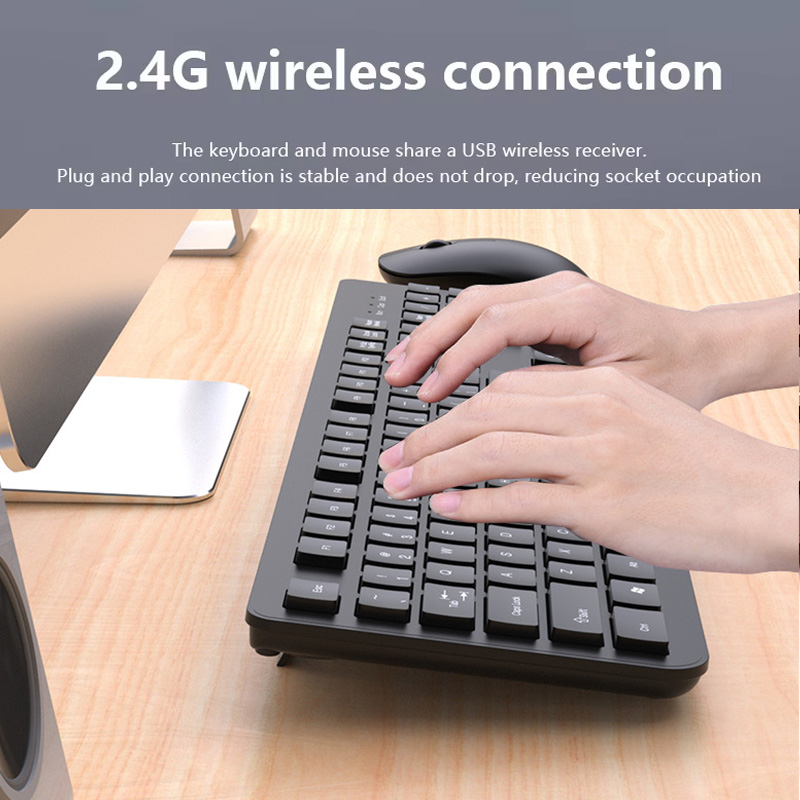 2.4G Wireless Keyboard Mouse S - Laptop Accessories Bundle recension och pris