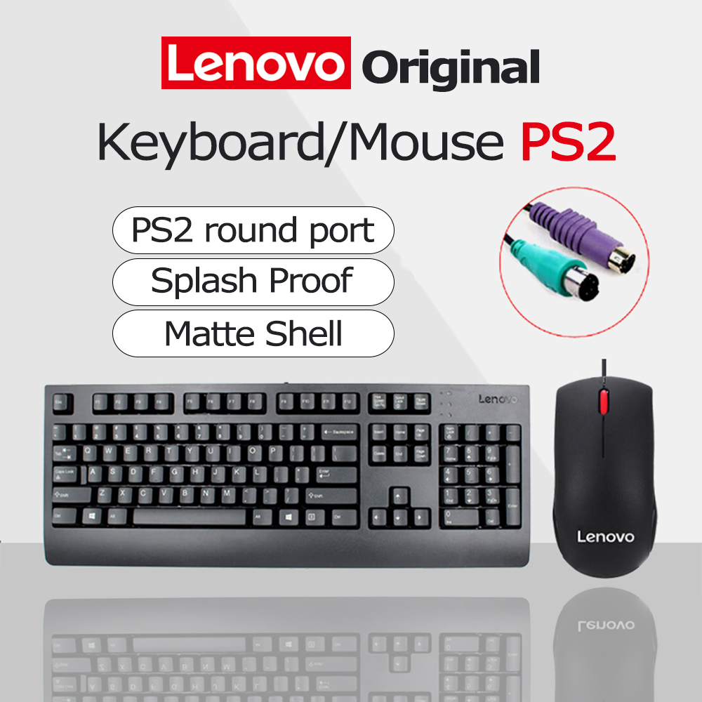 Lenovo Keyboard Mouse PS2 Roun - Laptop Accessories Combo recension och pris
