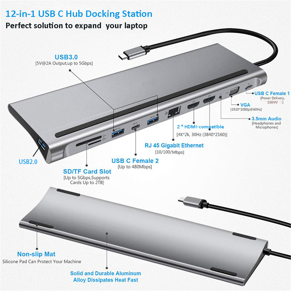 MZX USB Multi-hub Docking Stat - Mac Laptop Accessories recension och pris