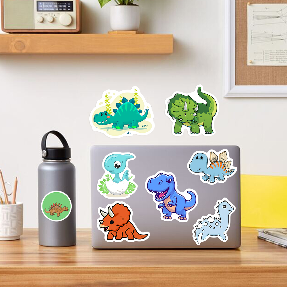 Cute Lovely dinosaur Stickers  - Laptop Accessories Kids recension och pris