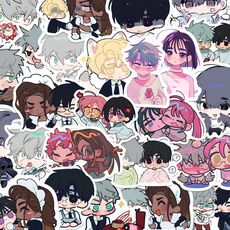 80Pcs/set Cartoon Anime Alien  - Laptop Accessories Kids recension och pris