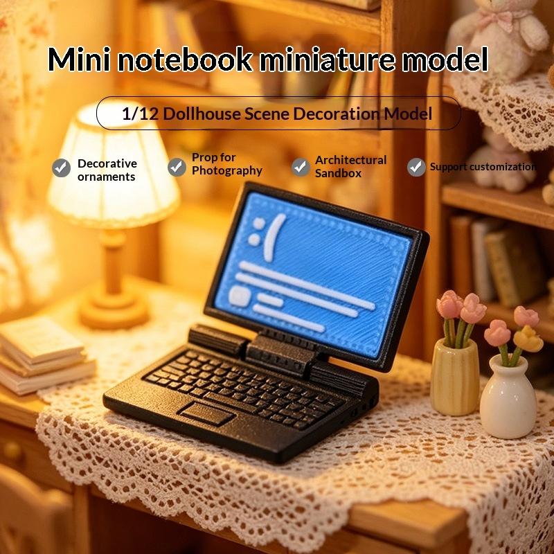 Mini Dollhouse Simulation Lapt - Laptop Accessories Kids recension och pris