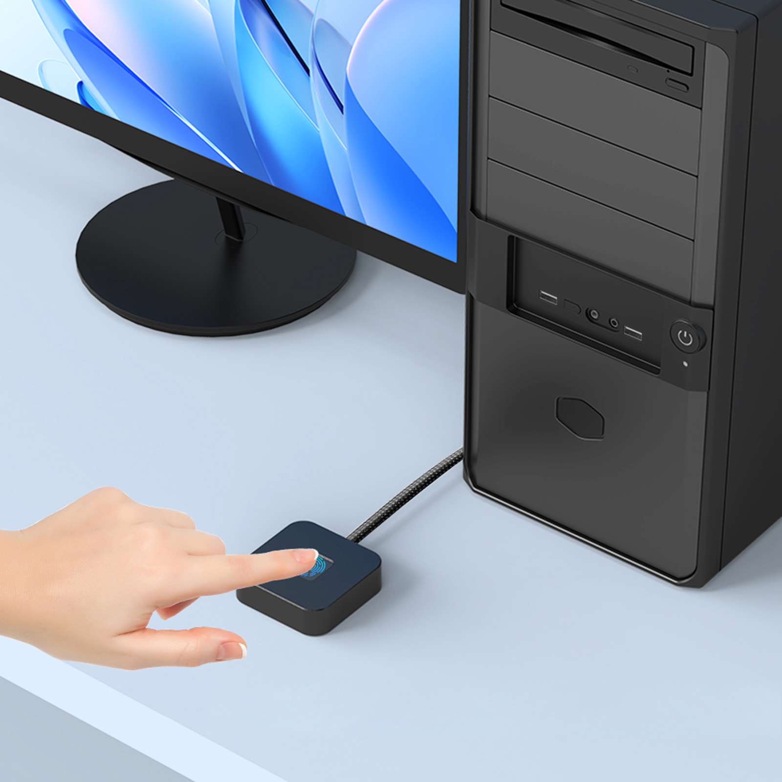 USB Fingerprint Reader with 5f - Fingerprint Reader Usb recension och pris