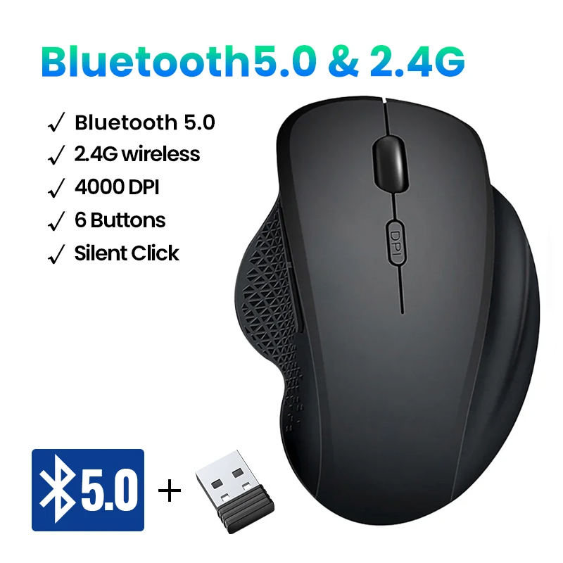 Wireless Mouse Rechargeable Bl - Laptop Electronics Accessories recension och pris