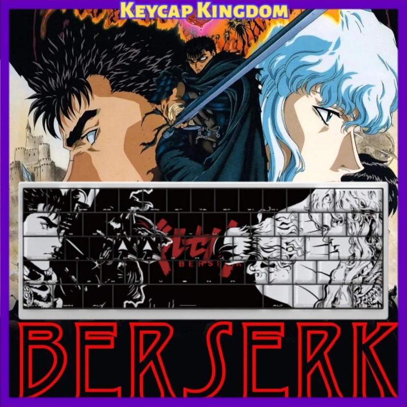 BERSERK Theme Anime Keycap 98  - Laptop Accessories For Gift recension och pris