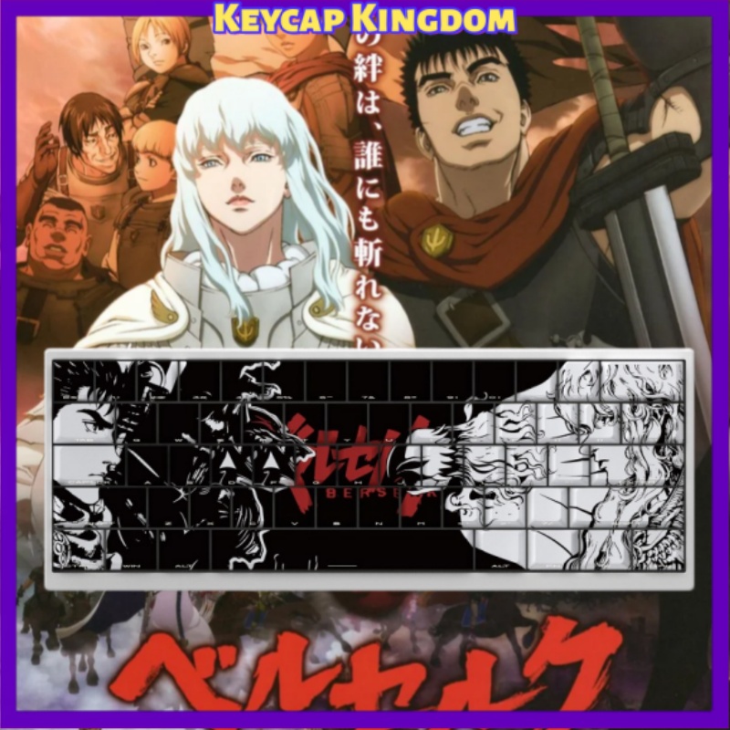 BERSERK Theme Anime Keycap 98  - Laptop Accessories For Gift recension och pris