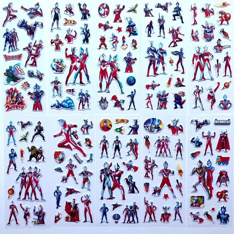 10pcs Cartoon Ultraman 3D Bubb - Laptop Accessories Kids recension och pris