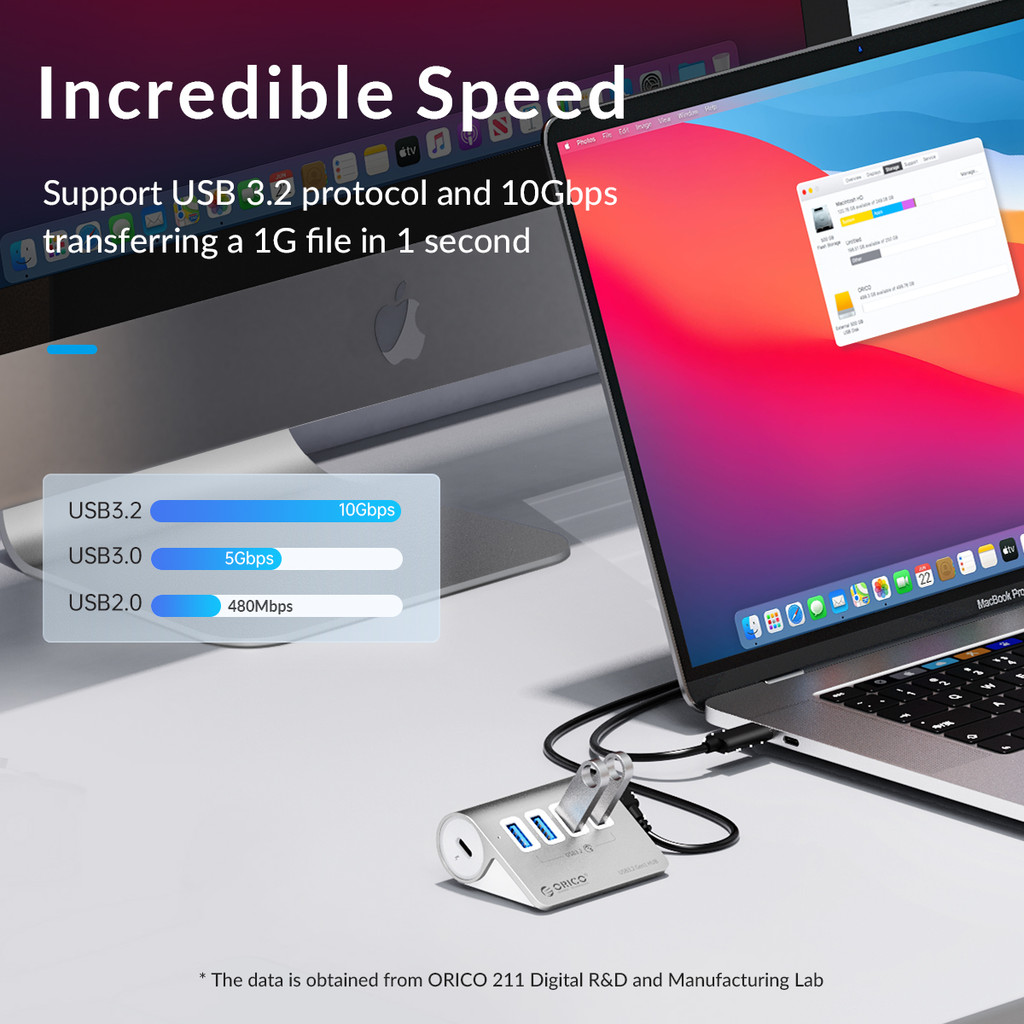ORICO USB 3.2 10Gbps Docking H - Mac Laptop Accessories recension och pris