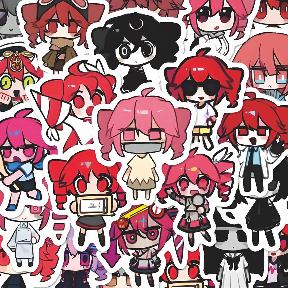 100PCS Kasane Teto Anime Stick - Laptop Accessories For Gift recension och pris