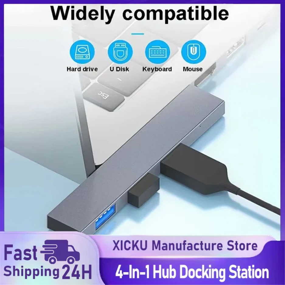 USB C HUB 3.0 Type C 3.1 4 Por - Mac Laptop Accessories recension och pris