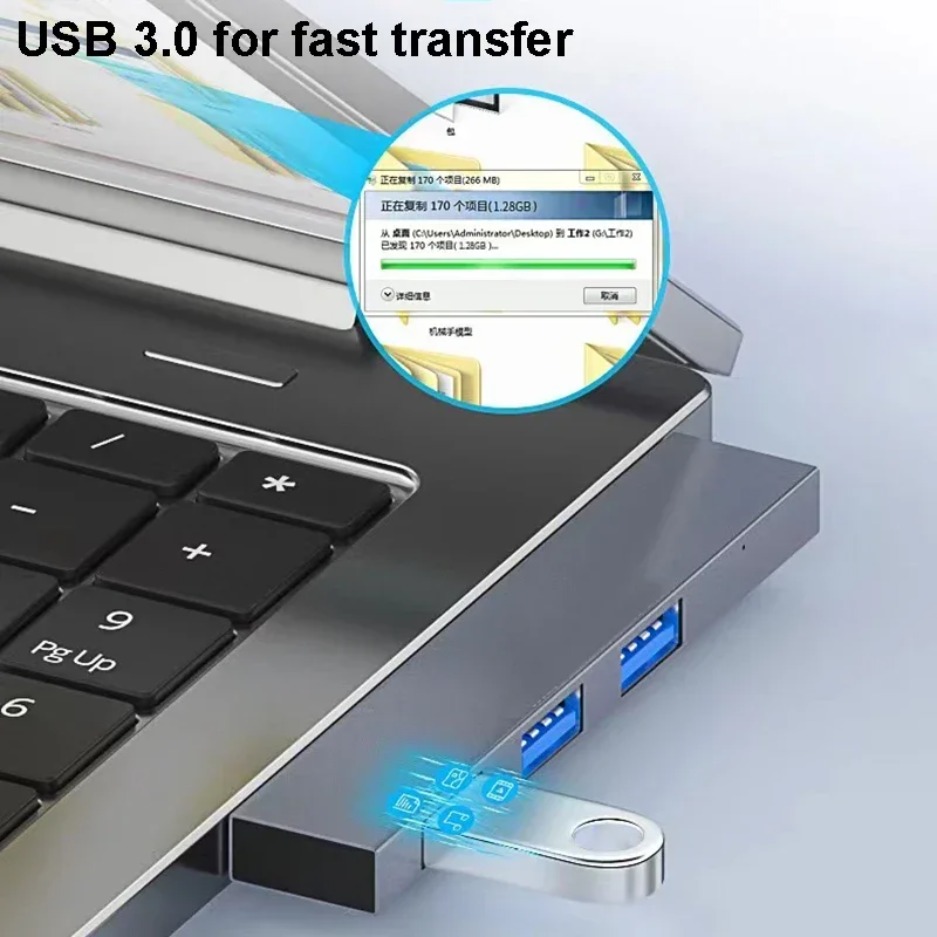 USB C HUB 3.0 Type C 3.1 4 Por - Mac Laptop Accessories recension och pris