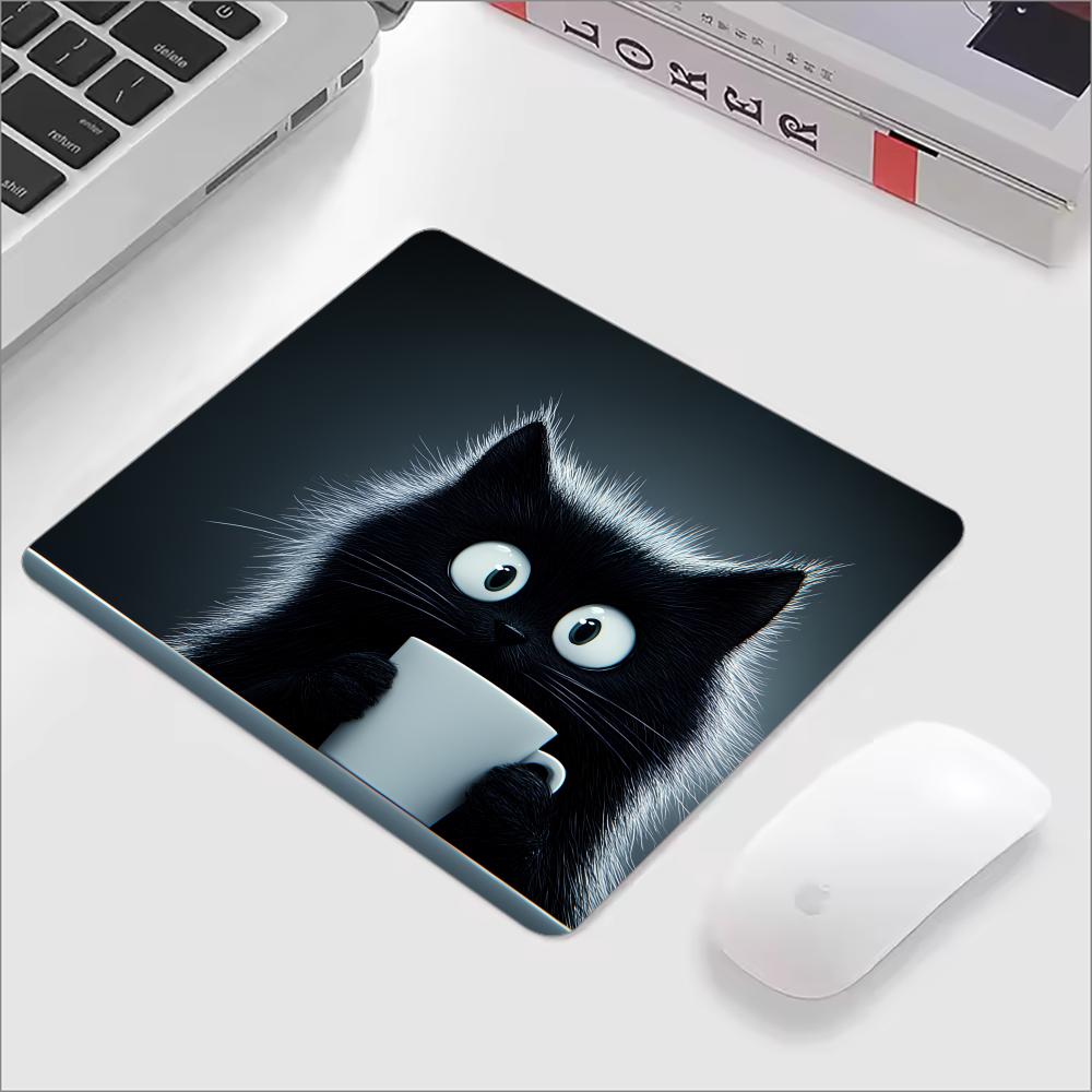 Kawaii Coffee Cat Mouse Pad Bl - Laptop Accessories Bundle recension och pris