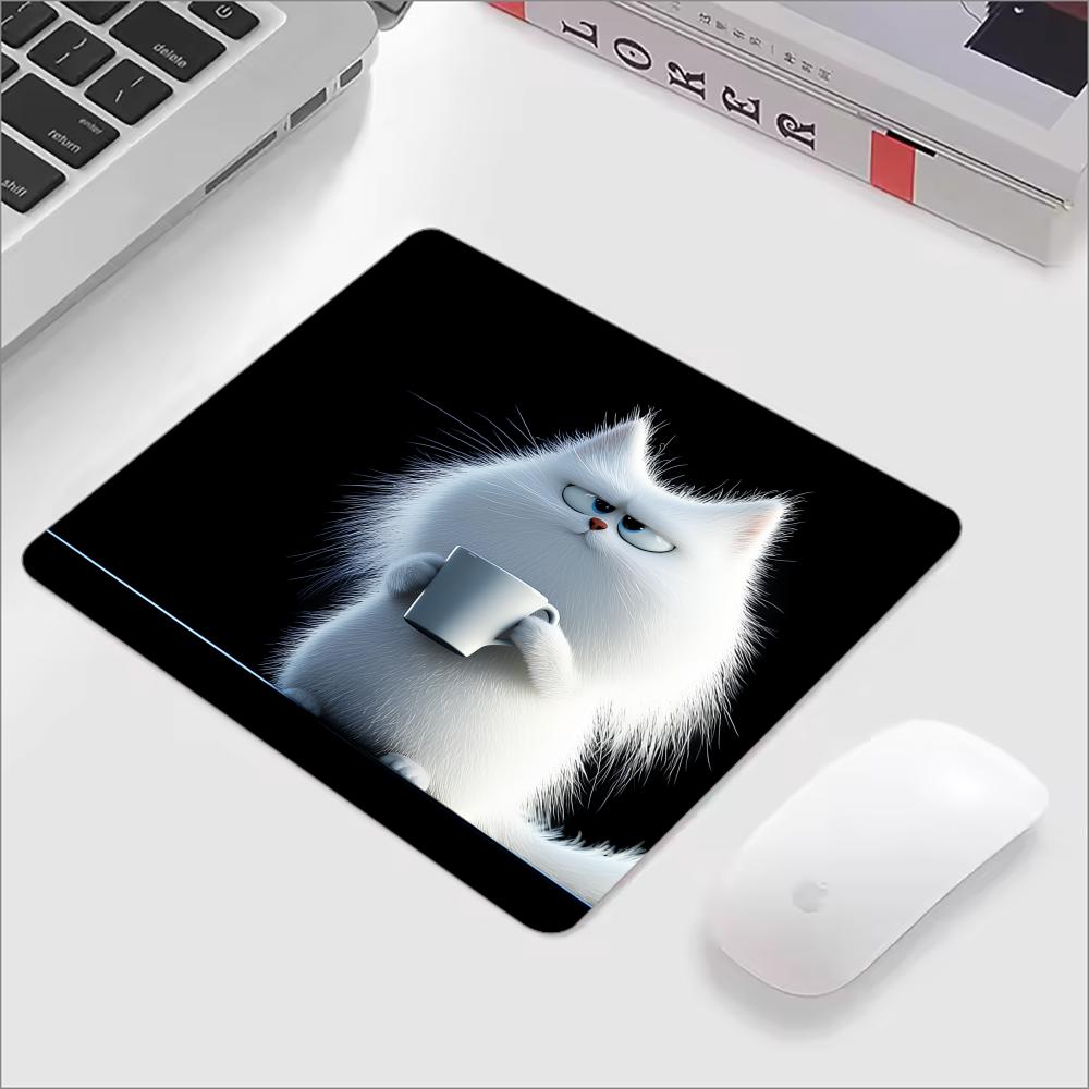 Kawaii Coffee Cat Mouse Pad Bl - Laptop Accessories Bundle recension och pris