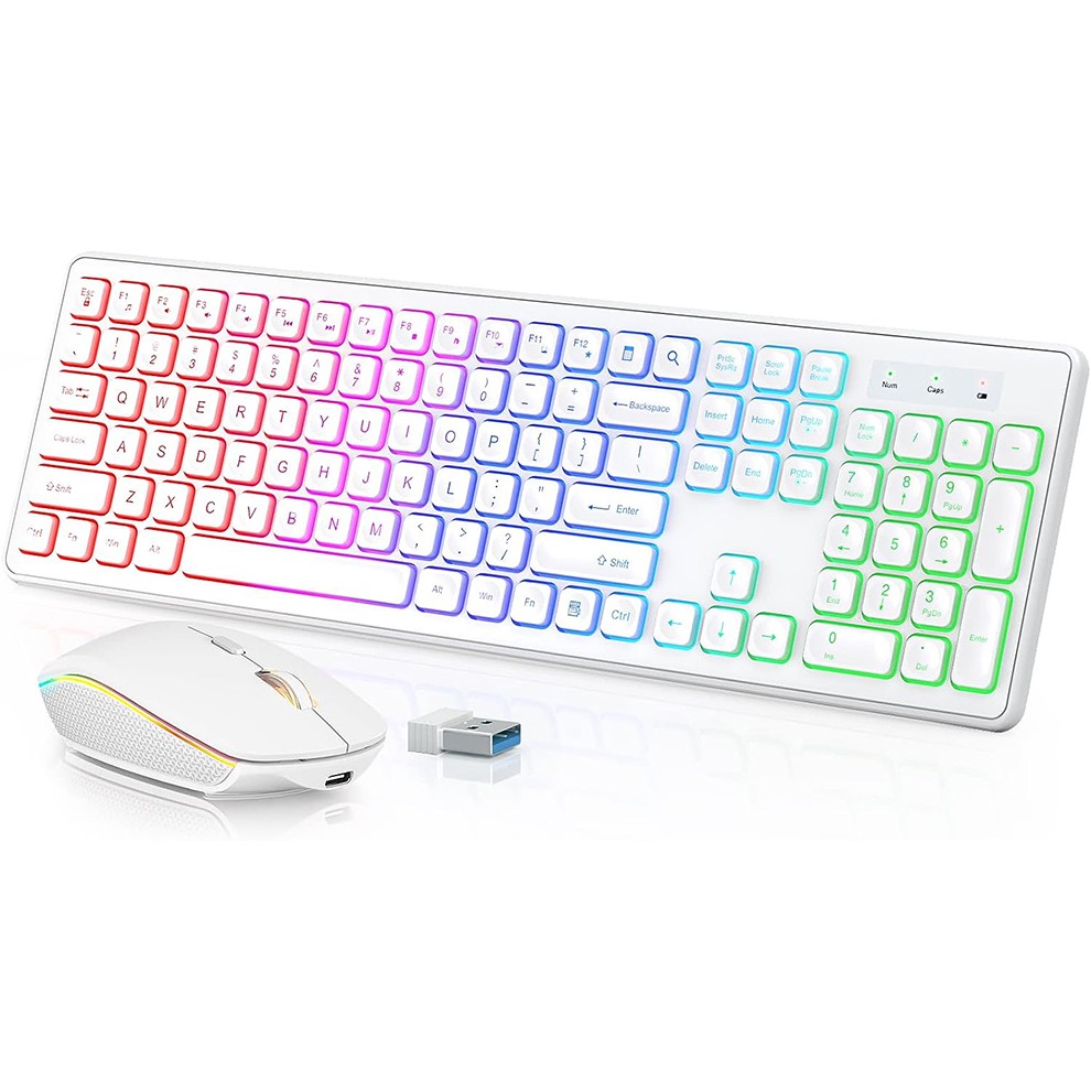 Backlit Wireless Keyboard and  - Laptop Accessories Combo recension och pris